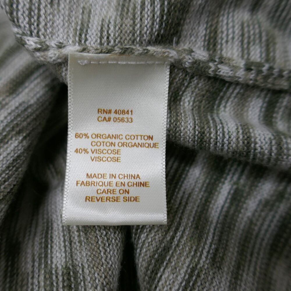Aventura Gemma Sweater Dress Organic Cotton Knit Long Sleeve Olive Size Small - Picture 9 of 10